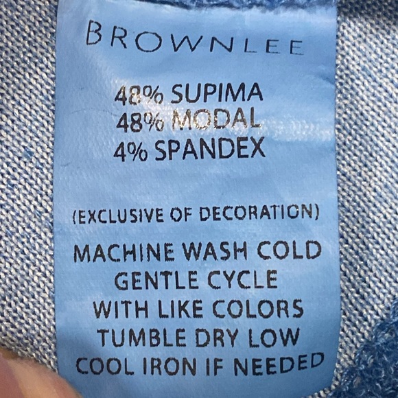 Brownlee Post Game Sweater in Blue - Picture 7 of 9